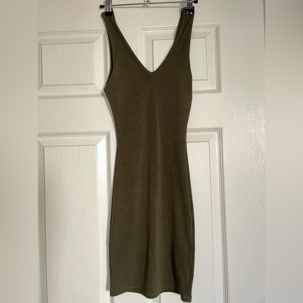 Olive Green Dress